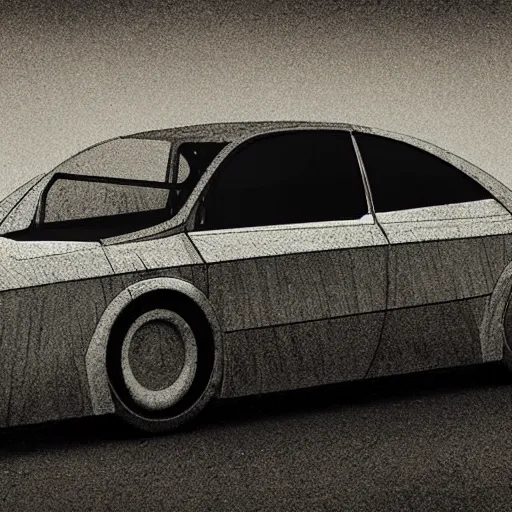 Prompt: car Ash Thorp in organic brutalist style-s 12