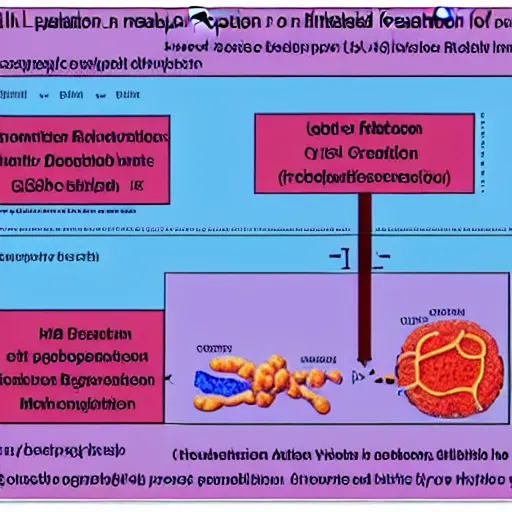 Image similar to cellular respiration of a diseased mitochondria