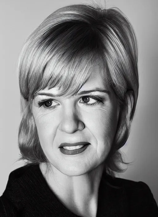 Image similar to portrait of beautiful 3 0 - year - old female newt gingrich by mario testino, headshot, detailed, award winning, sony a 7 r