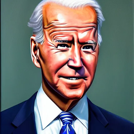 A portrait of the most joe biden in the world, oil | Stable Diffusion ...