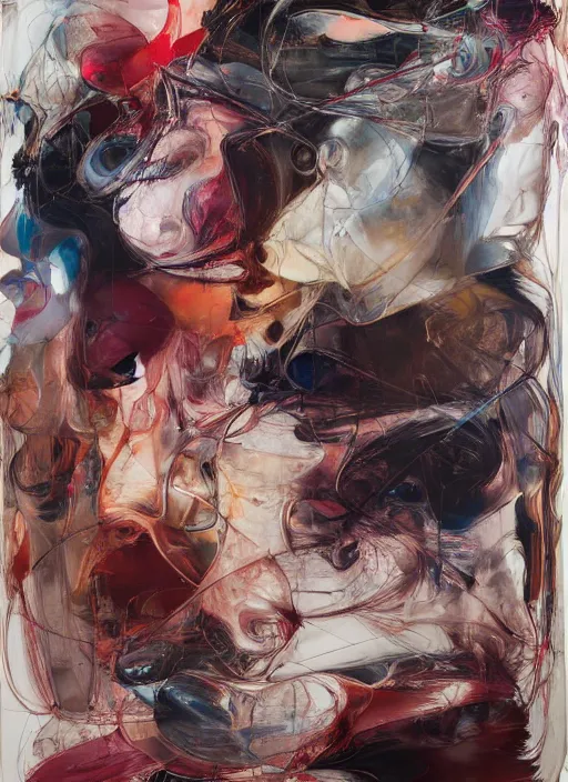 Image similar to it is only with the heart that one can see rightly ; what is essential is invisible to the eye. by jenny saville, scifi, neo - gothic, intricate, rich deep colors. part by james jean, part by adrian ghenie and gerhard richter.