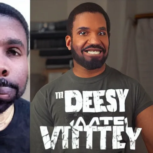 Prompt: destiny the streamer if he was black