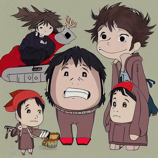 Prompt: Fabian Stelzer in the style of Studio Ghibli