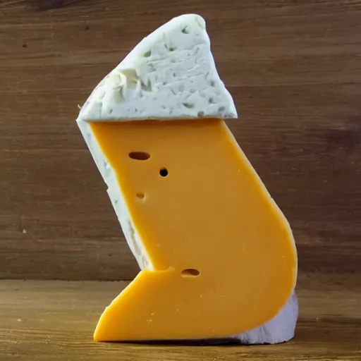 Image similar to anthropomorphic cheese wedge