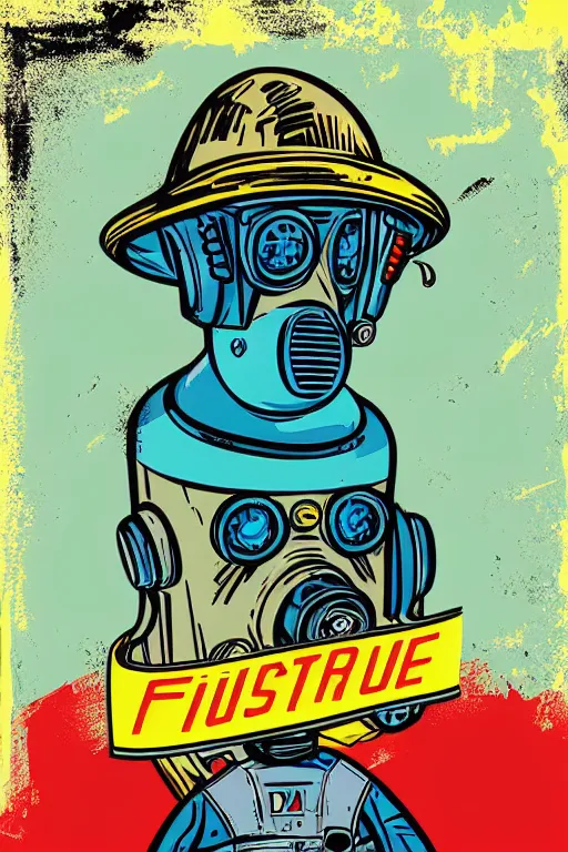 Image similar to fallout 7 6 retro futurist illustration art by butcher billy, sticker, colorful, illustration, highly detailed, simple, smooth and clean vector curves, no jagged lines, vector art, smooth andy warhol style