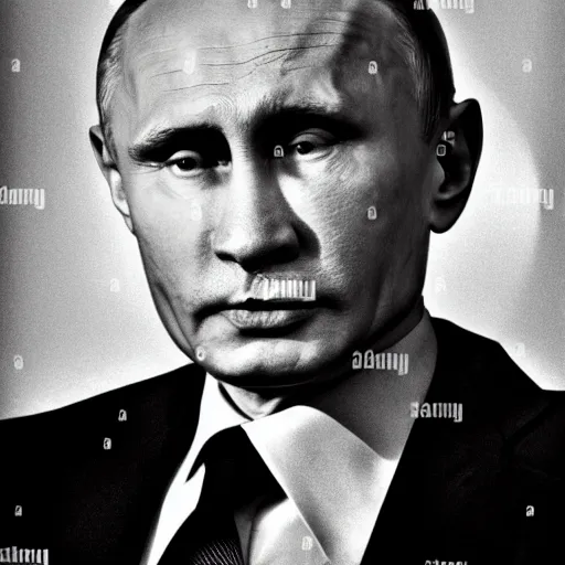 Image similar to vladamir putin a holocaust survivor, historical photo, high definition, hyperrealistic, stock photo