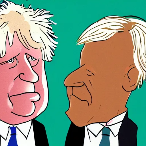 Image similar to Alegria illustration of boris johnson