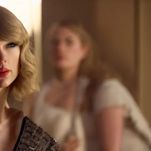 Image similar to still of taylor swift in westworld tv series