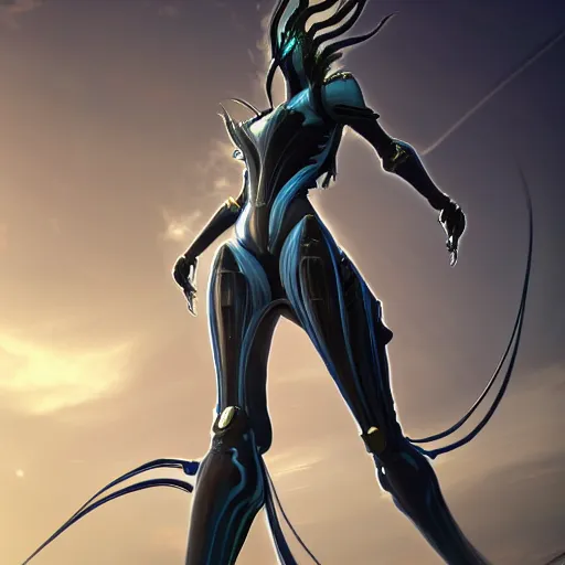 Image similar to highly detailed digital art, looking up at a 300 foot tall giant elegant beautiful saryn female warframe, posing elegantly over your tiny form, detailed legs looming over you, giantess shot, camera close to the legs, upward shot, ground view shot, leg shot, front shot, epic cinematic shot, high quality warframe fanart, captura, realistic, professional digital art, high end digital art, furry art, giantess art, anthro art, DeviantArt, artstation, Furaffinity, 8k HD render, epic lighting