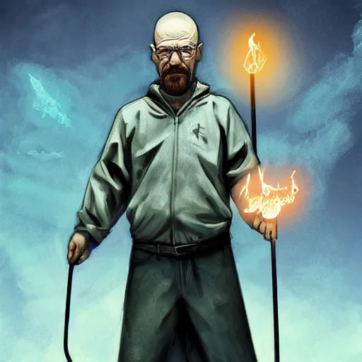 Image similar to walter white as a mythical dragon, breaking bad, fantasy, digital art, artstation, epic,