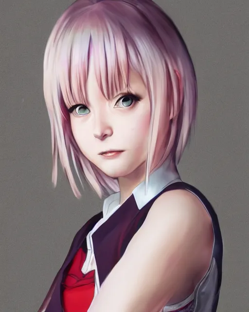 Image similar to Haruno Sakura, teen cosplay, deviantart, gumroad, patreon, extremely high detail, foto realistic, cinematic lighting, post processed, concept art, high details, cinematic, 8k resolution, beautiful detailed, photorealistic, digital painting, artstation, concept art, smooth, sharp focus, artstation trending, octane render, unreal engine, trending on Twitter