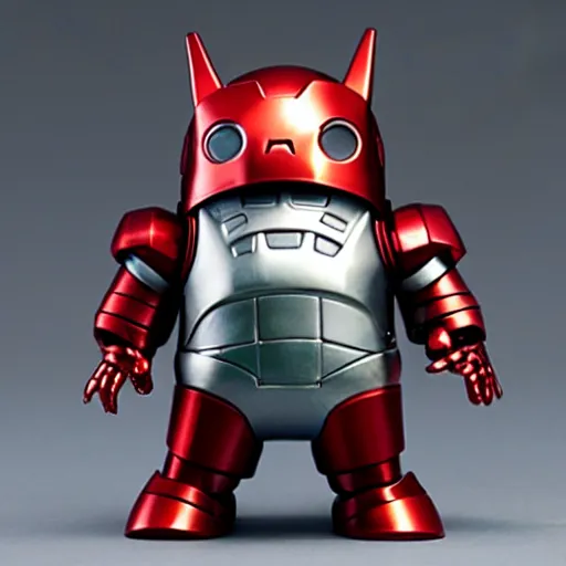 Image similar to Totoro as iron man, product photo