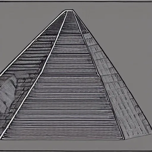 Image similar to pyramid ziggurat built around atop a gigantic reptile tortoise highly detailed concept art schematic, Laurie Greasley