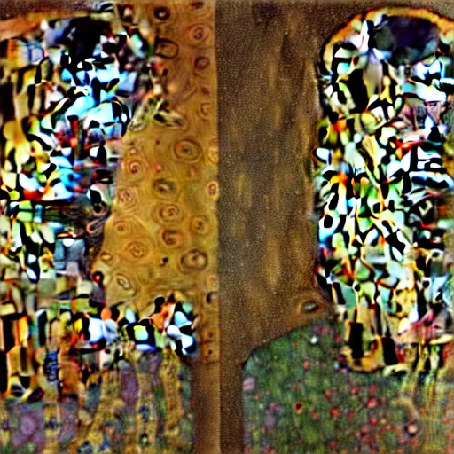 Prompt: Art by Gustav Klimt