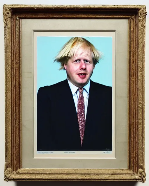 Image similar to a 1 9 9 0 s portrait of boris johnson