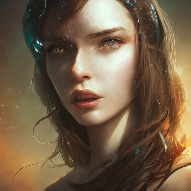 Image similar to illustration of a woman her eyes are focused, hypnotized, by artgerm and wlop and greg rutkowski, trance, hypnotic, digital art, extreme detail, realistic lighting, cinematic composition, concept art, sharp focus, colorful, photorealistic eyes, 8 k