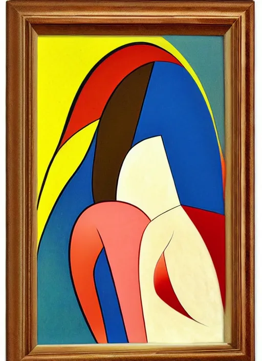 Image similar to a portrait of a pretty young lady by alexander archipenko