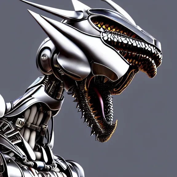 Image similar to detailed mawshot of a gigantic goddess elegant beautiful stunning anthropomorphic hot robot mecha female dragon, eating and swallowing a human whole, with sleek silver metal armor, OLED visor over eyes, micro art, prey, vore, digital art, mawshot, dragon vore, dragon maw, furry art, high quality, 8k 3D realistic, macro art, micro art, Furaffinity, Deviantart, Eka's Portal, G6