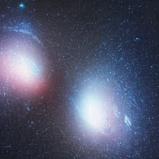 Prompt: galaxy reflecting in a human eye, macro photo, studio lighting