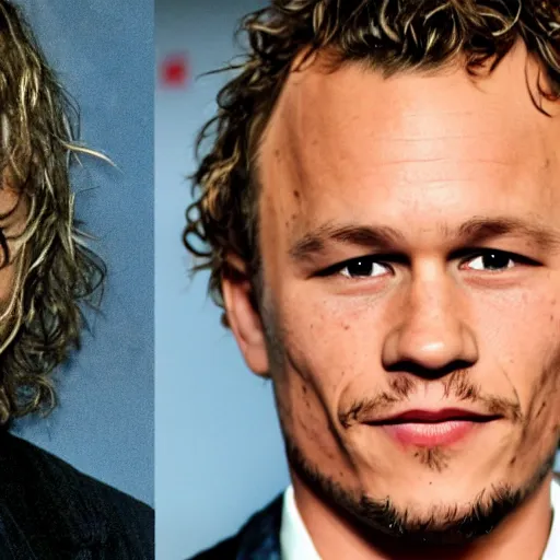 Image similar to heath ledger at 4 3 years old