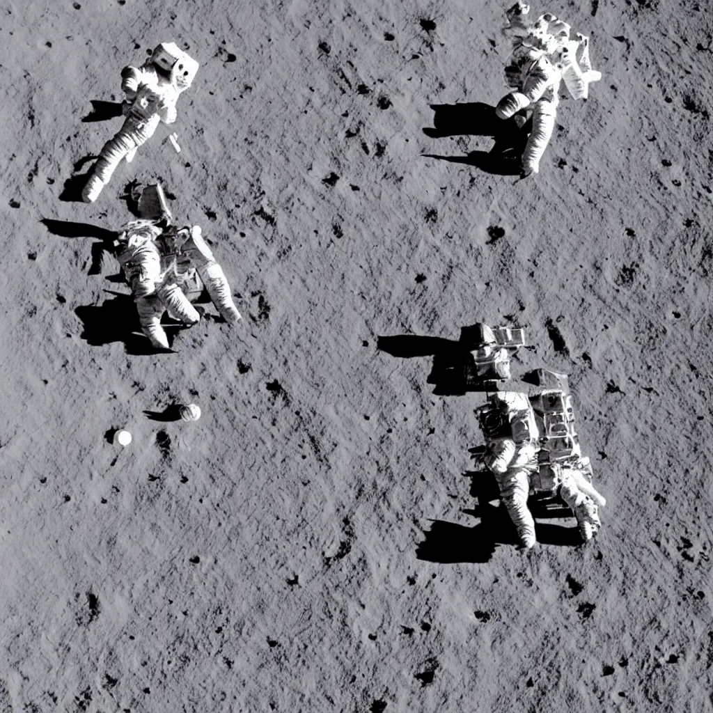 Image similar to astronaut riding a horse on the moon