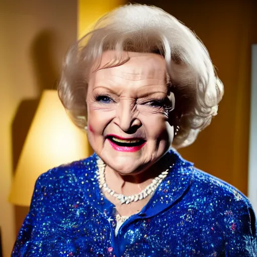 Prompt: stunning awe inspiring betty white with two heads, movie still 8 k hdr atmospheric lighting