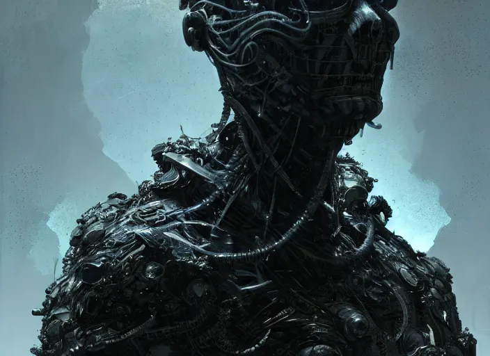 Image similar to a mysterious translucent space alien, eerie shimmering surroundings, concept art, intricate, detailed, award - winning, cinematic, octane render, 8 k, photorealistic, by tsutomu nihei, by emil melmoth, by gustave dore, by craig mullins, by yoji shinkawa