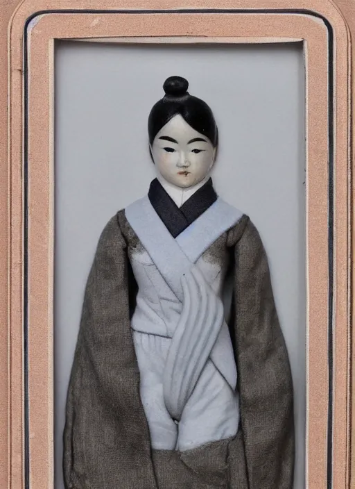 Image similar to an action figure of a beautiful asian girl by Isobelle Pascha