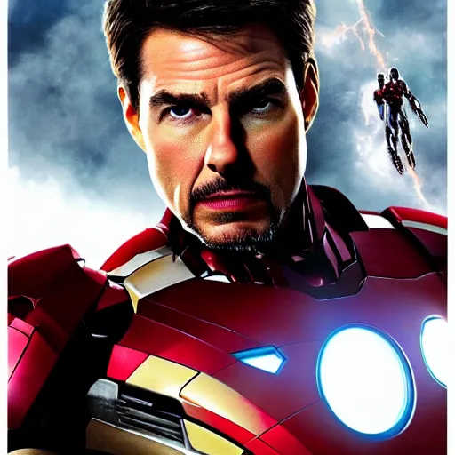 Image similar to tom cruise as iron man