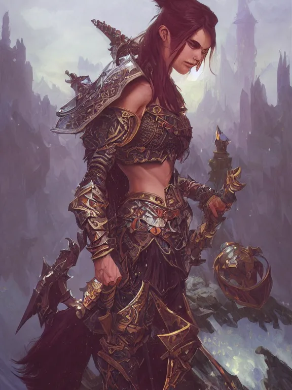 Image similar to group of world of warcraft knights, fantasy, d & d, dark eyeliner, intricate, elegant, highly detailed, digital painting, artstation, concept art, matte, sharp focus, illustration, art by greg rutkowski and alphonse mucha