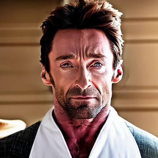 Prompt: Hugh Jackman as Butcher