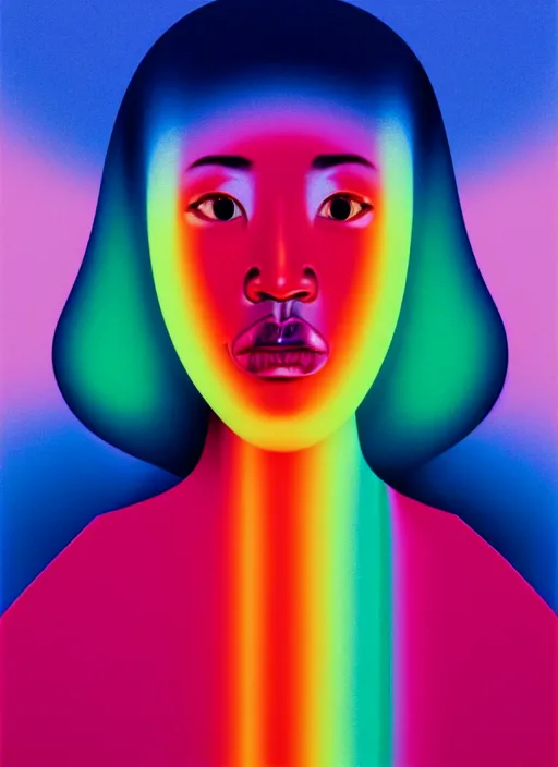 Image similar to peggy gou by shusei nagaoka, kaws, david rudnick, airbrush on canvas, pastell colours, cell shaded, 8 k