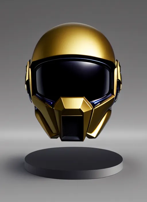 Prompt: ultra realistic product photo of nike branded gundam helmet, highly detailed, HUD face, deep black background, octane render, vray, shimmering, glossy, Fvckrender, geomerty, prism highlights, C4D, ray tracing reflections, diffraction, volumetric lighting, atmosphere, depth of field, grading, lumen reflections, golden ratio, hyper realistic, incandescent, rule of thirds