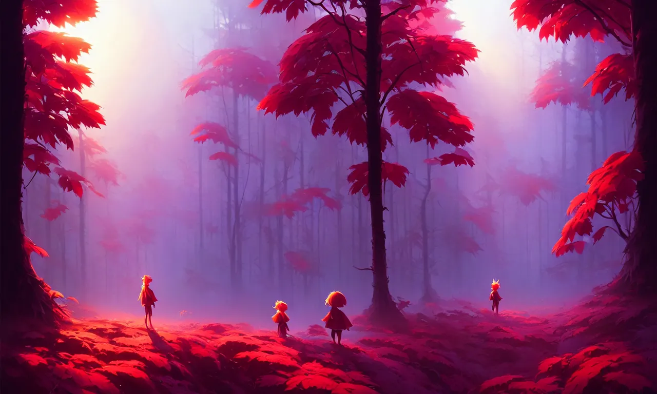 Image similar to Dark forest strawberries, behance hd by Jesper Ejsing, by RHADS, Makoto Shinkai and Lois van baarle, ilya kuvshinov, rossdraws global illumination