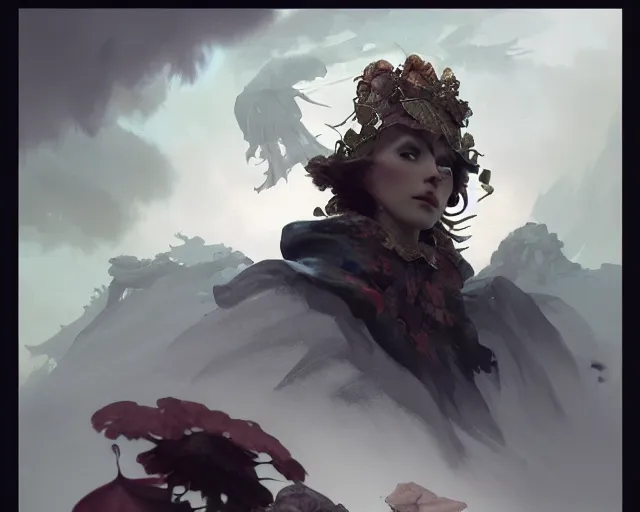 Image similar to photography of norman ackroyd, deep focus, d & d and mtg, fantasy, intricate, elegant, highly detailed, digital painting, artstation, concept art, matte, sharp focus, illustration, hearthstone, art by artgerm and greg rutkowski and alphonse mucha