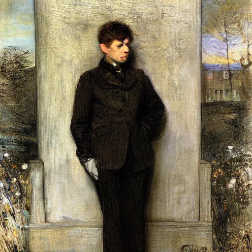 Image similar to a portrait by John Everette Millais