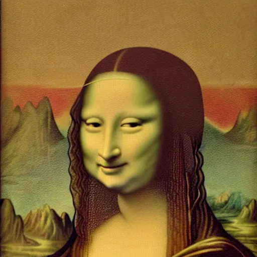 Prompt: chinese style portrait of a lady, mona lisa