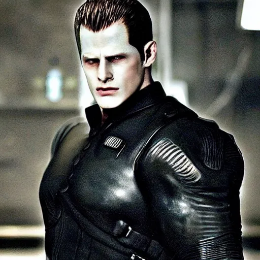 Prompt: wesker from Resident Evil