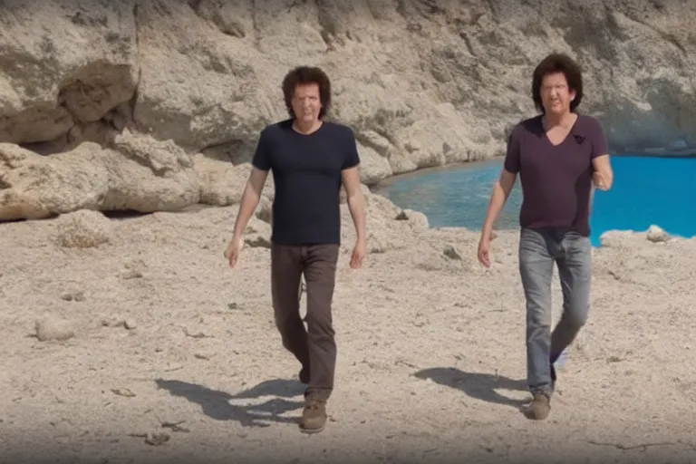 Prompt: a still frame from neil breen's new masterpiece, movie screenshot, 4 k, ultra hd, laptops, so many laptops