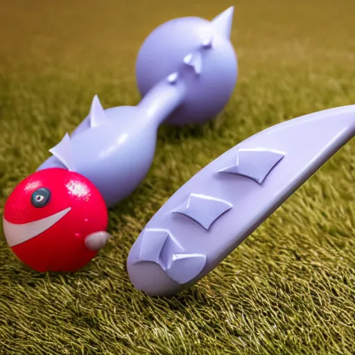 Image similar to fisher price bat with spikes, uncropped, photography, realistic