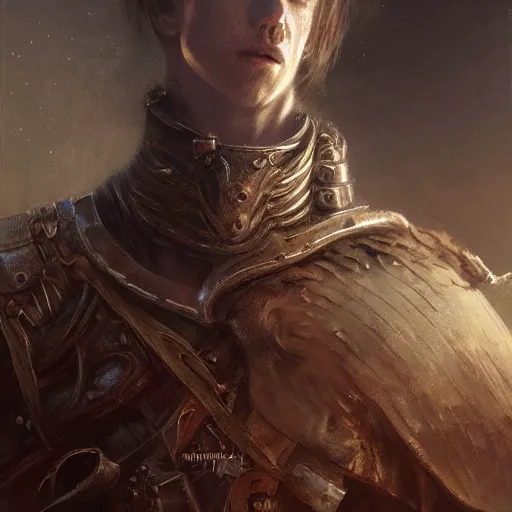 Prompt: handsome portrait of a young guy fitness posing, war hero, radiant light, caustics, translucent rainfall, elden ring bloodborne, by gaston bussiere, bayard wu, greg rutkowski, giger, maxim verehin