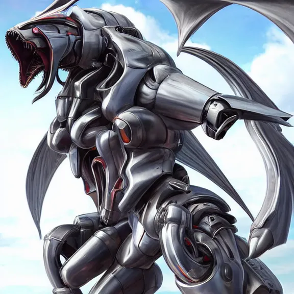 Prompt: detailed shot of a tiny human pilot getting eaten by a gigantic elegant beautiful stunning hot anthropomorphic robot mecha female dragon, with sleek silver metal armor and cat ears, OLED visor over eyes, human inside the detailed high quality dragon maw, food pov, prey pov, micro pov, vore, digital art, mawshot, dragon vore, furry art, high quality, 8k 3D realistic, macro art, micro art, Furaffinity, Deviantart, Eka's Portal, G6