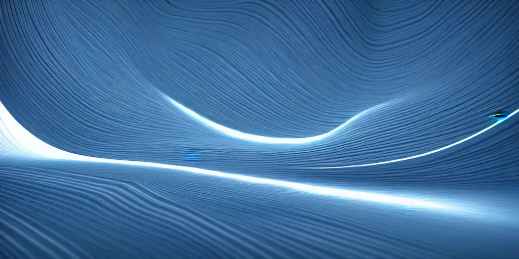 Image similar to a abstract background with curves and light, octane render, soft, trending on artstation, 8 k render, unreal engine
