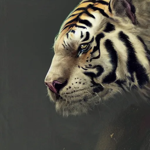 Prompt: a beautfiul award winning aesthetic commission of an antrho albino tiger wearing a black padded hooded puffer jacket,digital art,art by greg rutkowski,character design by charles bowater,ross tran,photorealistic,detailed face,hyperdetailed,western comic,2021,artstation,deviantart