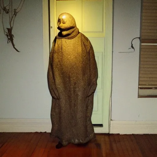 Image similar to creepy figure in your house at night