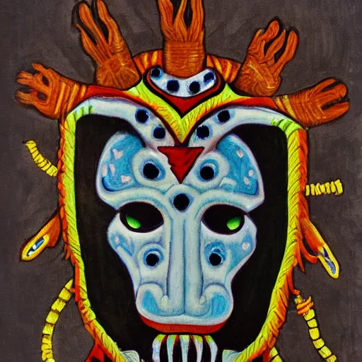 Image similar to portrait of xolotl