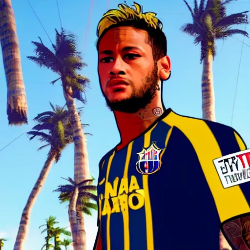 Image similar to neymar in gta v