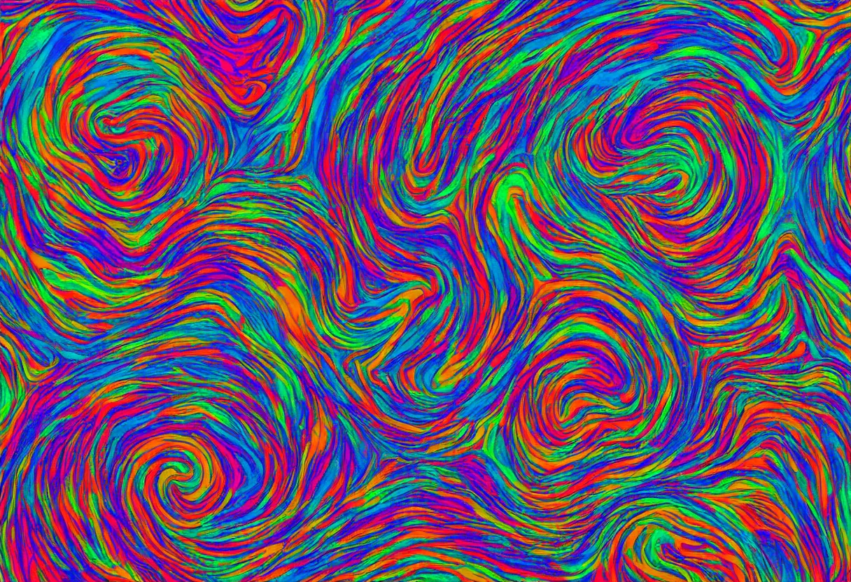 Prompt: psychedelic abstract art representing the zen concept of satori