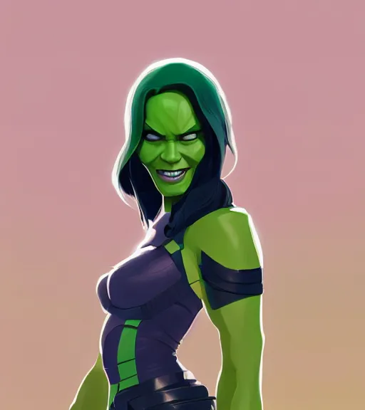 Prompt: face icon stylized minimalist gamora, loftis, cory behance hd by jesper ejsing, by rhads, makoto shinkai and lois van baarle, ilya kuvshinov, rossdraws global illumination