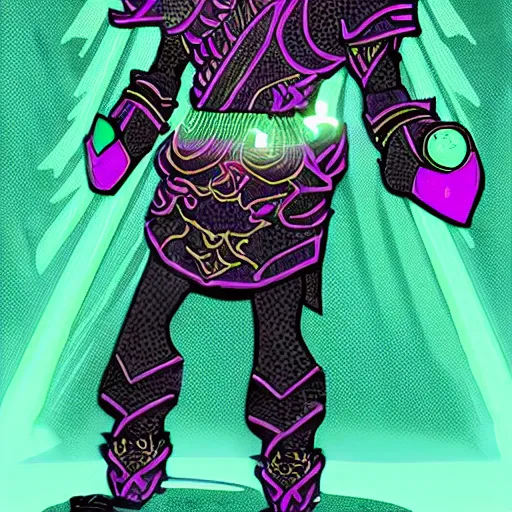 Prompt: Dragonborn in disco style